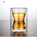 Creative beer whiskey glass of wine glass